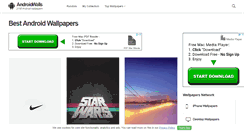 Desktop Screenshot of androidwalls.net